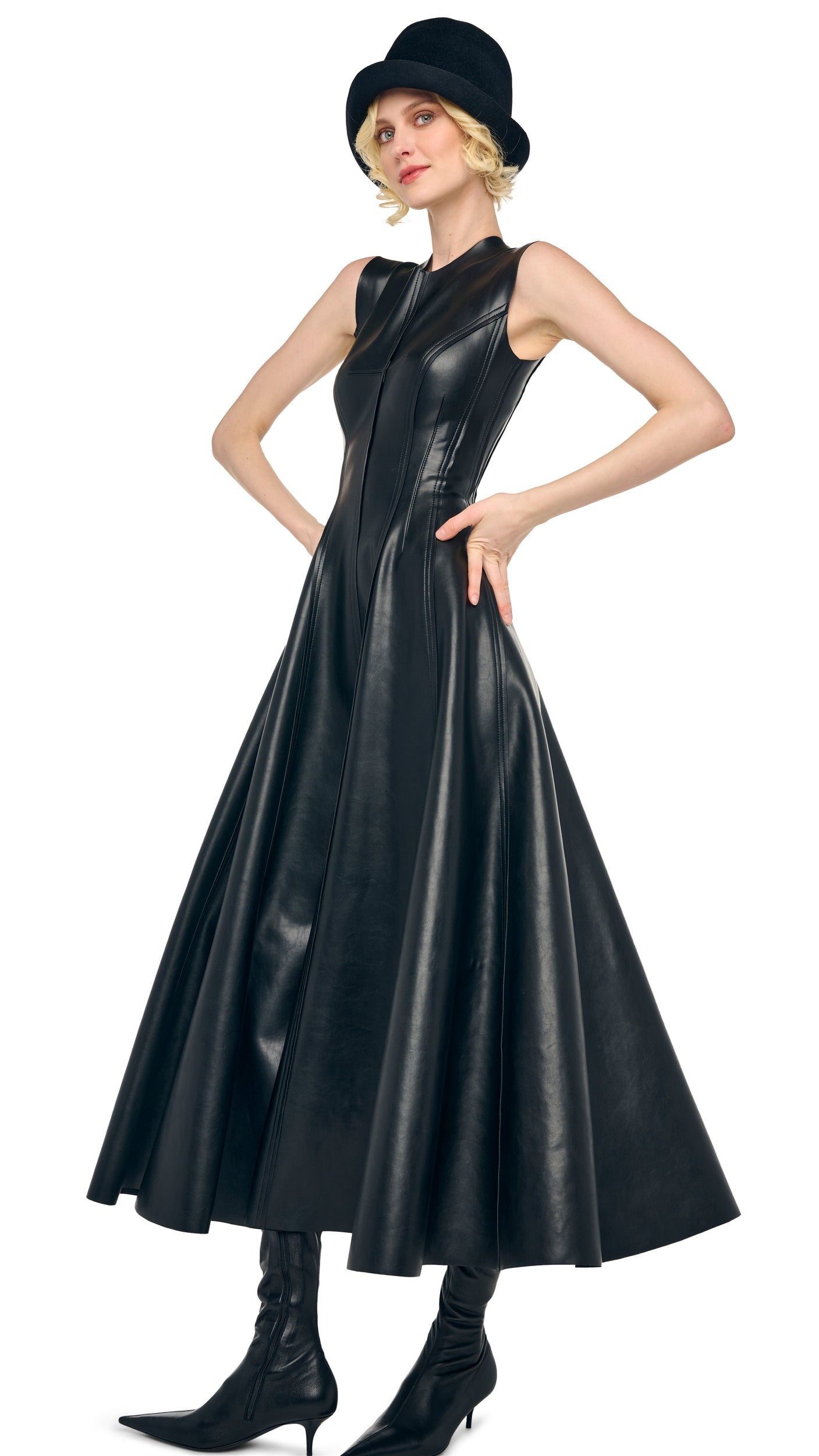 Norma Kamali SLEEVELESS LONG GRACE DRESS