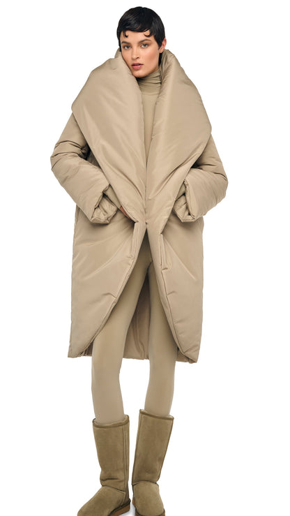 Norma Kamali SHAWL COLLAR SLEEPING BAG COAT