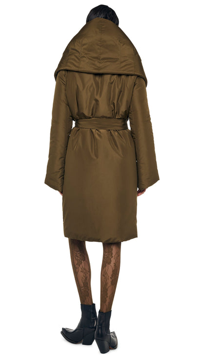 Norma Kamali SHAWL COLLAR SLEEPING BAG COAT