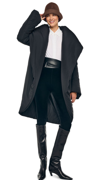 Norma Kamali SHAWL COLLAR SLEEPING BAG COAT