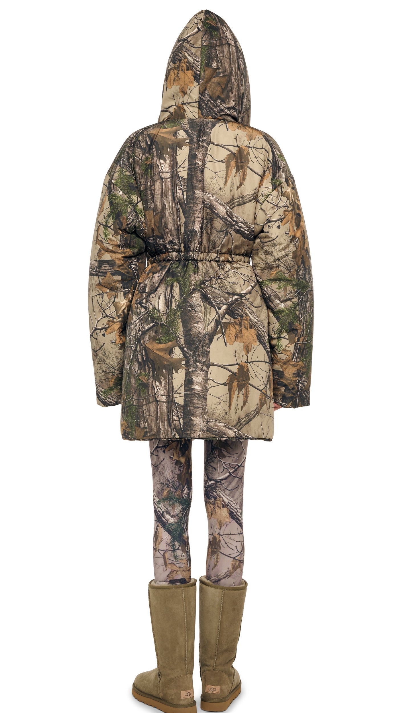 Norma Kamali HOODED SLEEPING BAG COAT TO KNEE