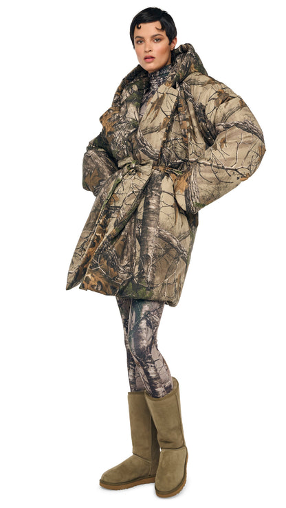 Norma Kamali HOODED SLEEPING BAG COAT TO KNEE