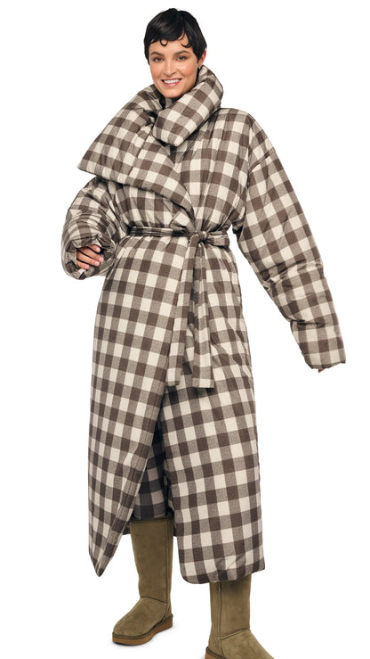 Norma Kamali HIGH COLLAR SLEEPING BAG COAT LONG