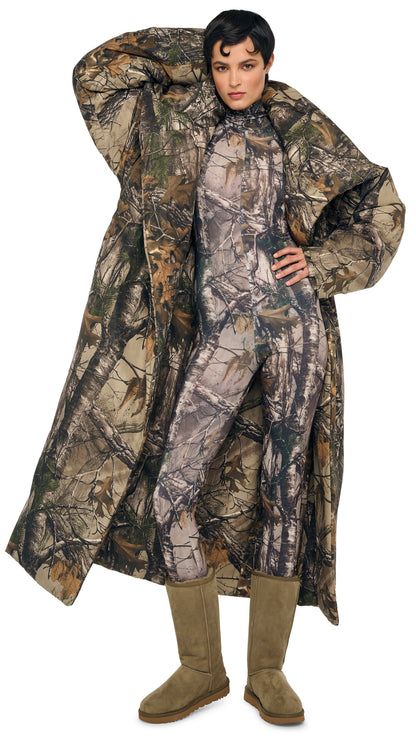 Norma Kamali HIGH COLLAR SLEEPING BAG COAT LONG