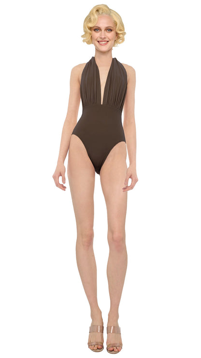 Norma Kamali HALTER LOW BACK MIO