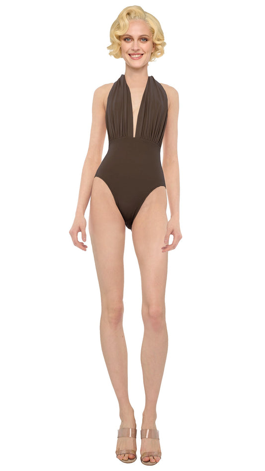Norma Kamali HALTER LOW BACK MIO