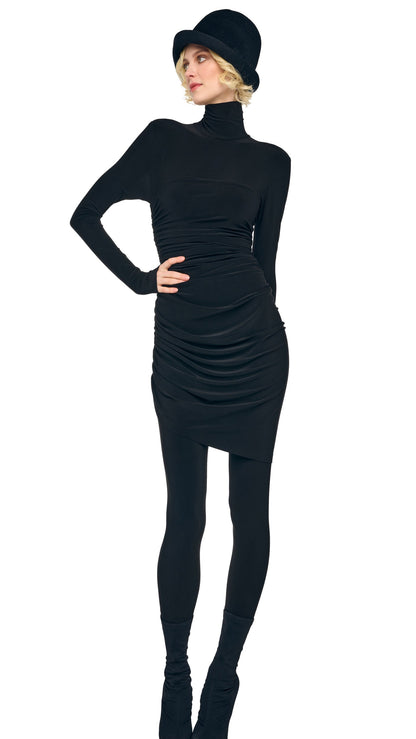 Norma Kamali DIANA MINI DRESS W/ CATSUIT