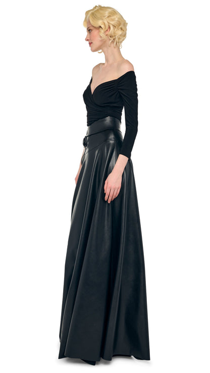 Norma Kamali OFF SHOULDER SWEETHEART BODYSUIT