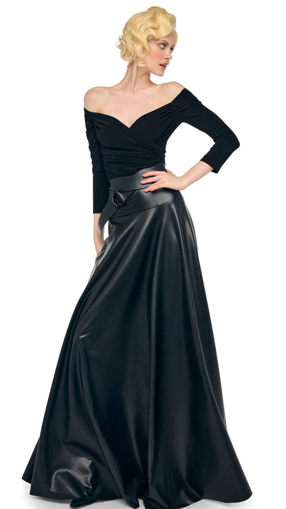 Norma Kamali OFF SHOULDER SWEETHEART BODYSUIT