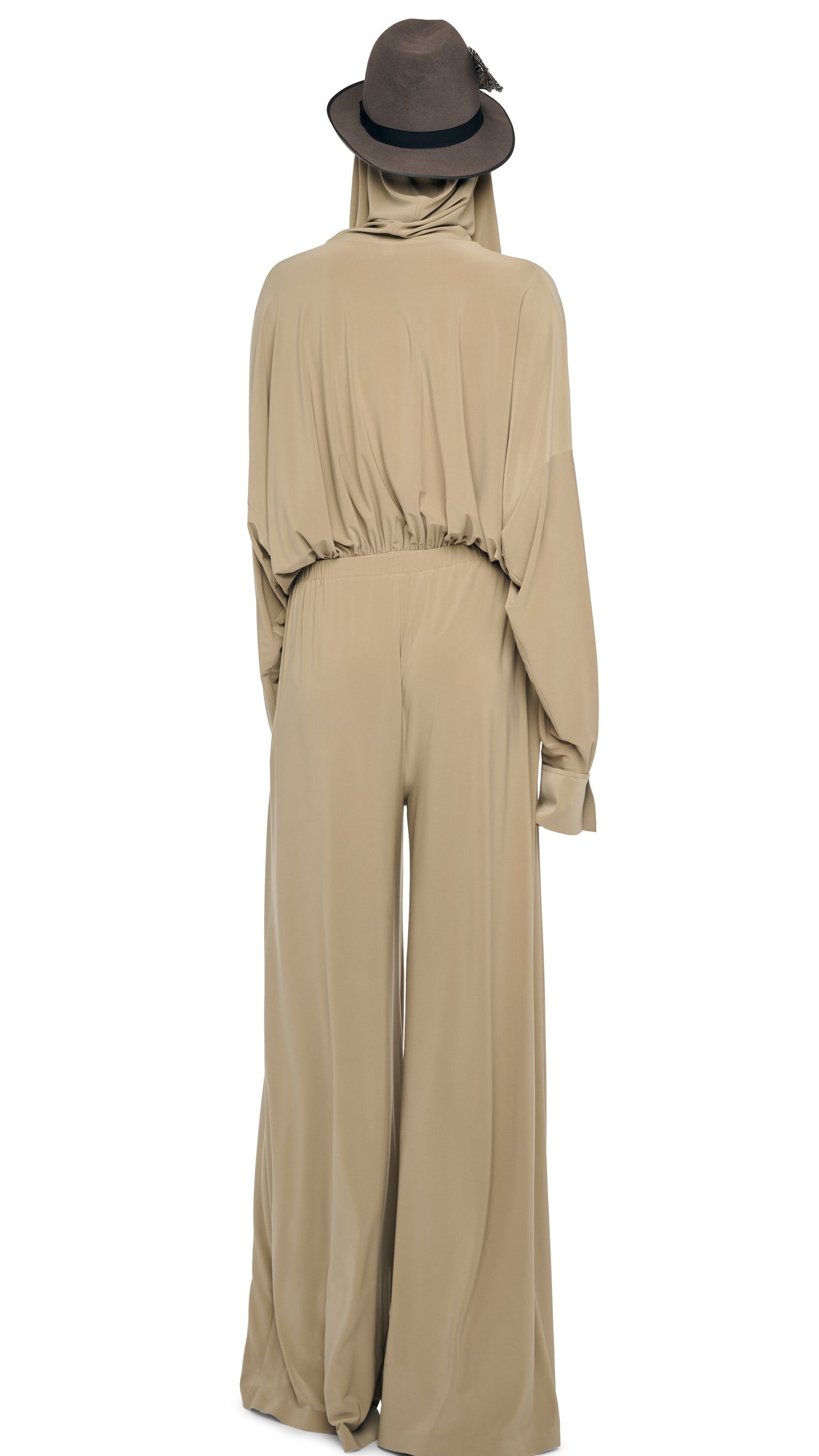 Norma Kamali HOODED SUPER OS BF NK SHIRT BODYSUIT