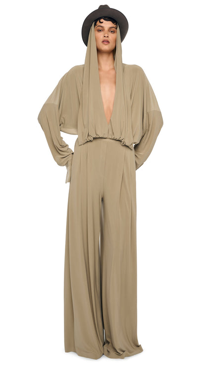 Norma Kamali HOODED SUPER OS BF NK SHIRT BODYSUIT