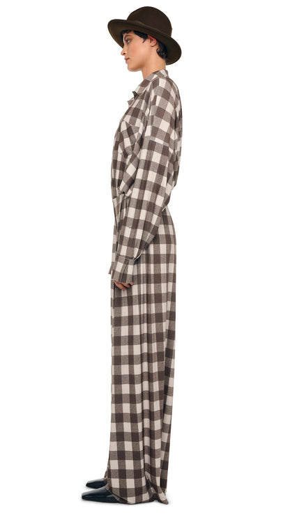 Norma Kamali SUPER OS BF NK SHIRT BODYSUIT W/ POCKETS