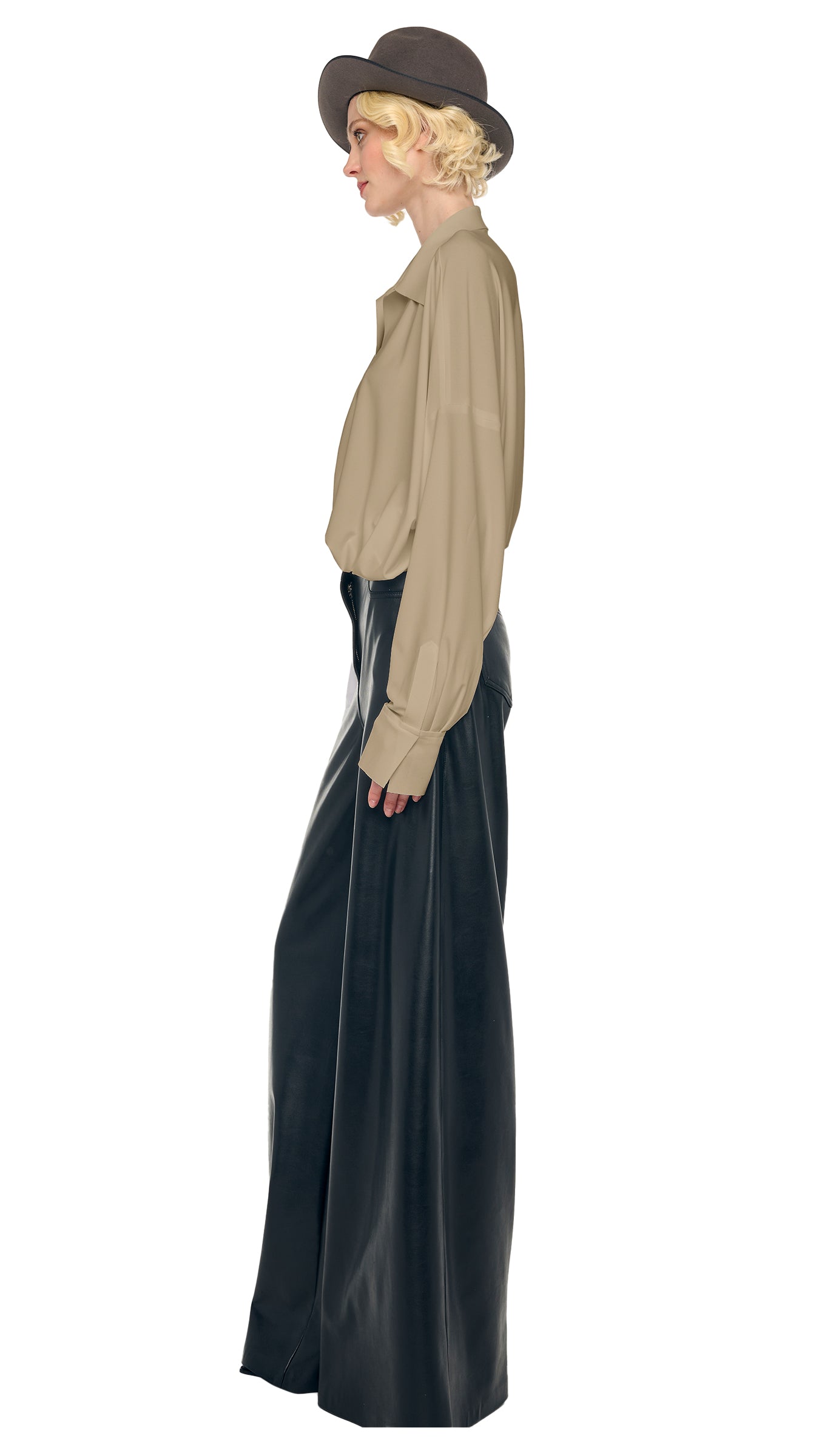 Norma Kamali SUPER OS BF NK SHIRT BODYSUIT