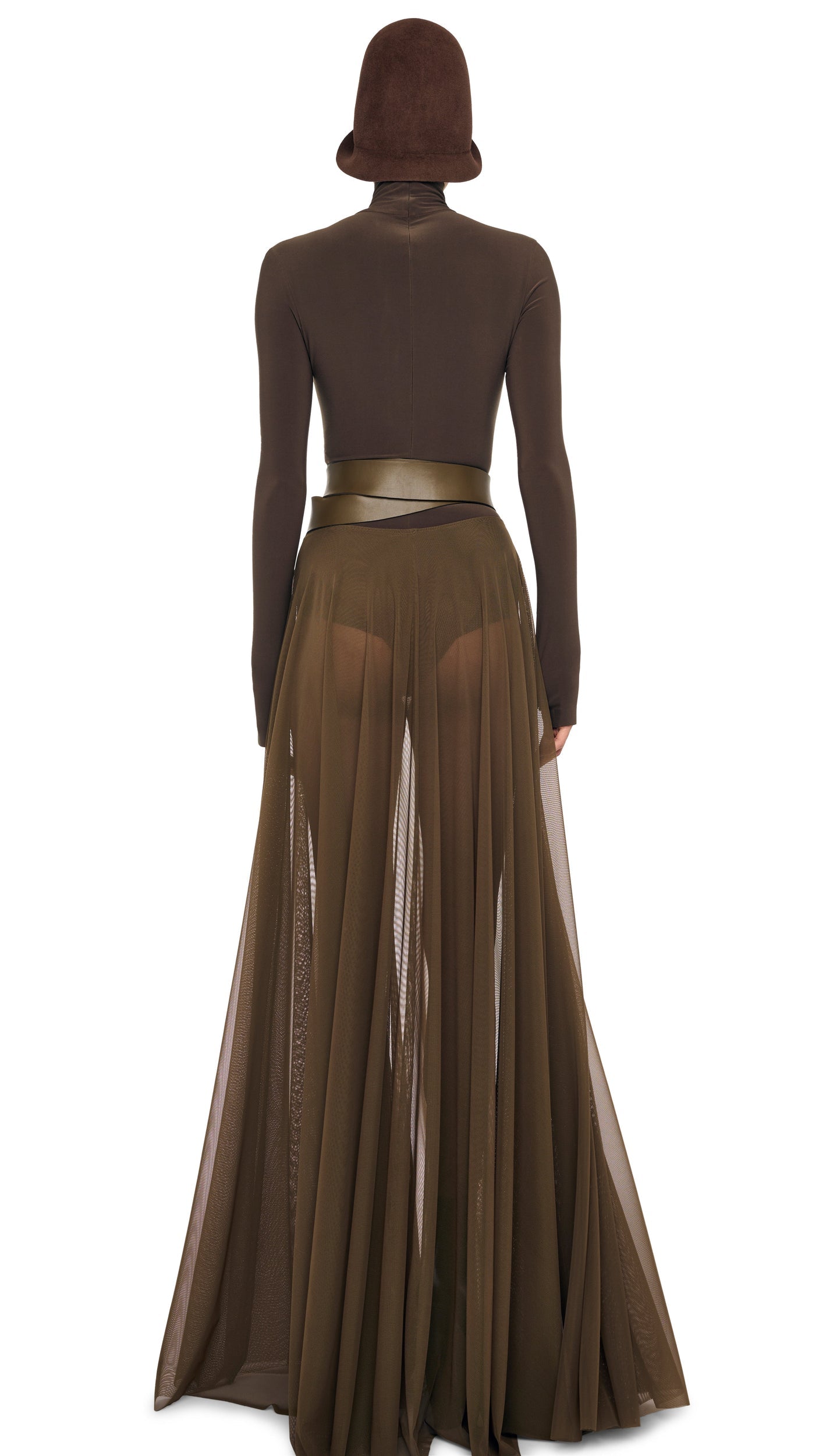 Norma Kamali LONG SLEEVE TURTLE BODYSUIT