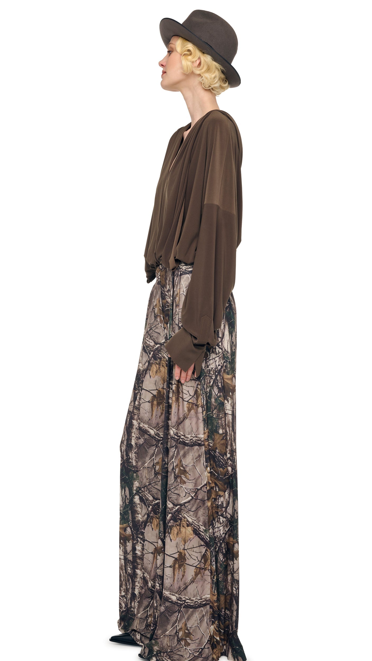 Norma Kamali MENS PLEAT PANT