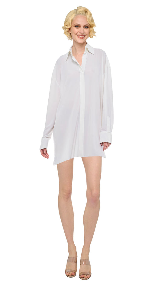 Norma Kamali OS BF NK SHIRT DRESS