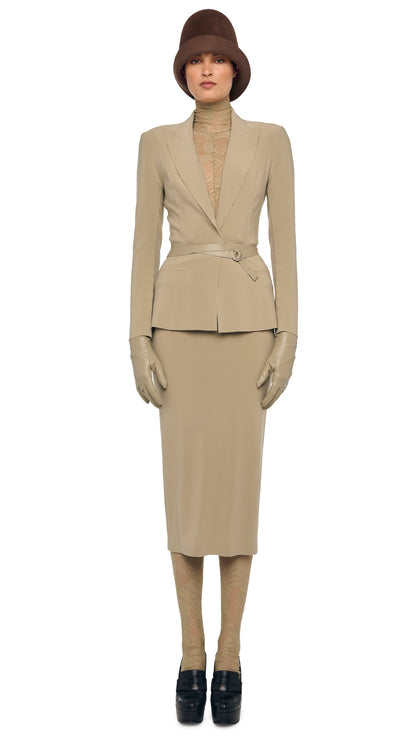 Norma Kamali SINGLE BREASTED BOY FIT JACKET