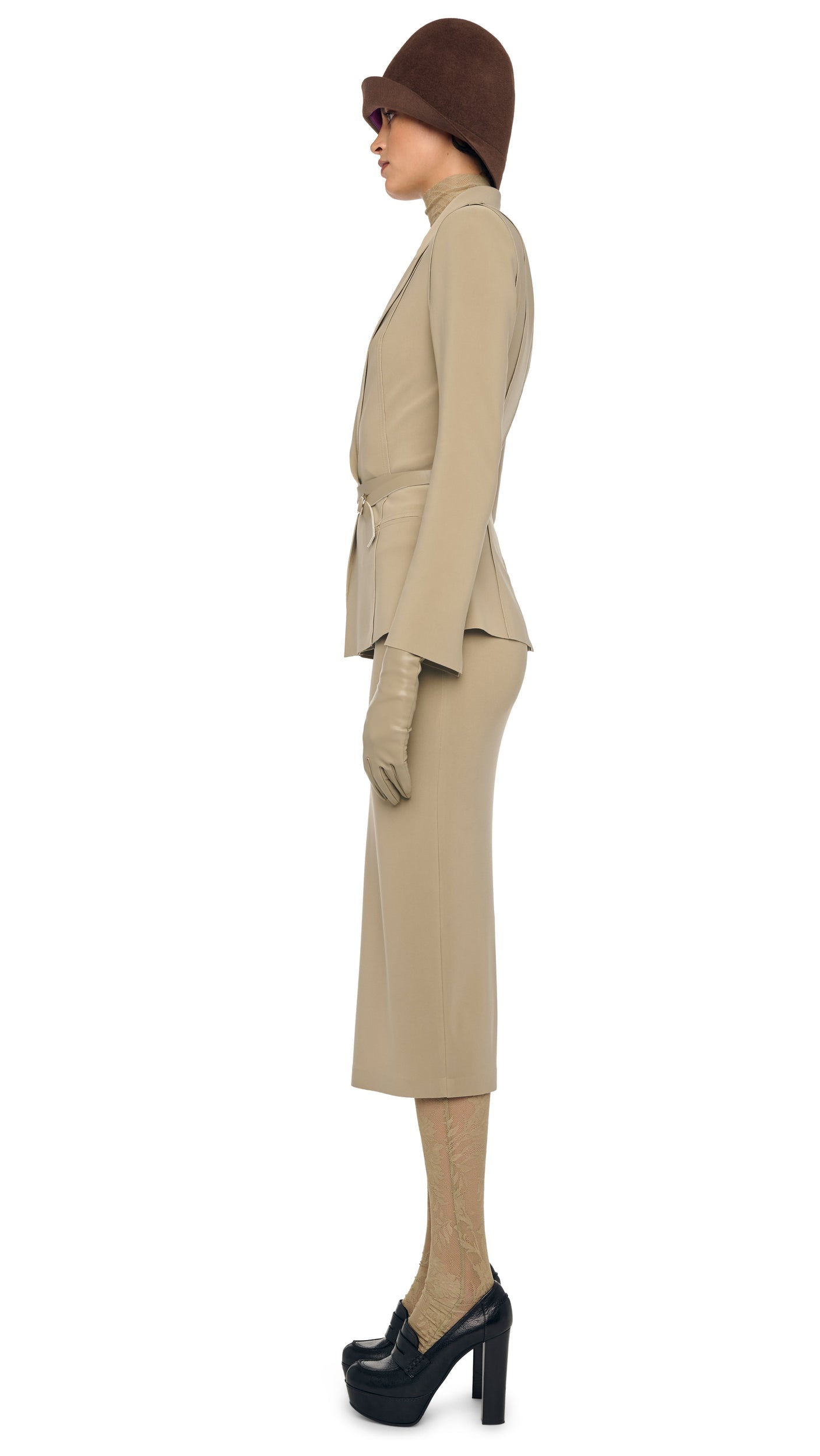 Norma Kamali SINGLE BREASTED BOY FIT JACKET