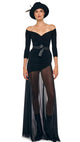 Black/Black Mesh